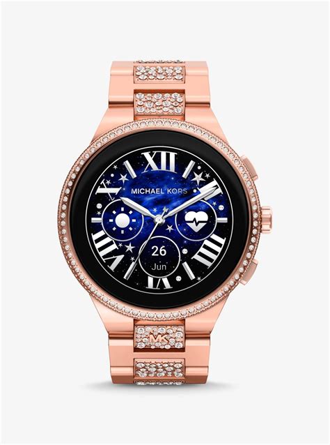 michael kors grayson smartwatch gold|rose gold mk smart watch.